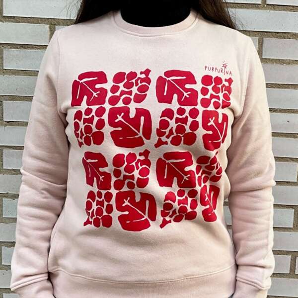 Sudadera Rosa Mujer "Baldosa"