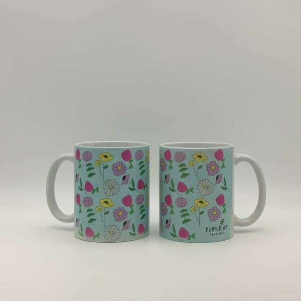 TAZA "FLORES"
