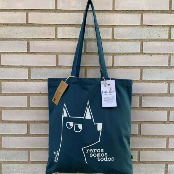 Bolsa azul "Perro"