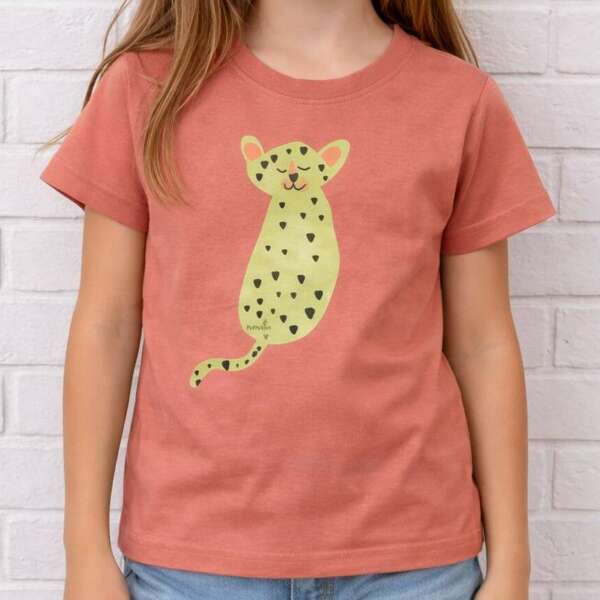 Camiseta Infantil "Leopardo"