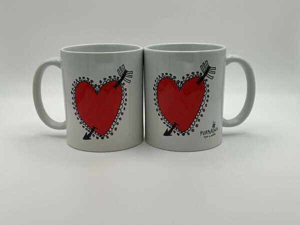 Taza "San Valentín" Corazón Flecha