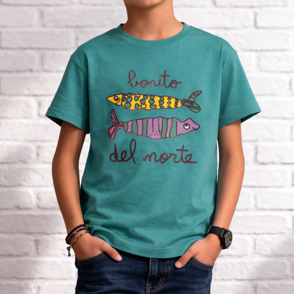 Camiseta Infantil Azul "Bonito del Norte"