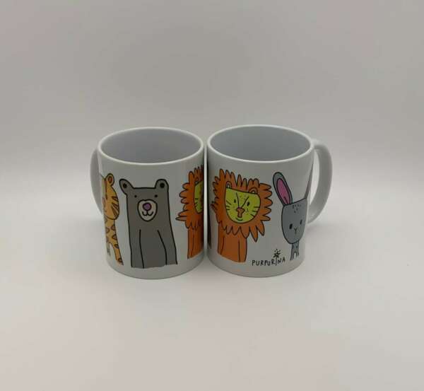 Taza "Cuatro Amigos"