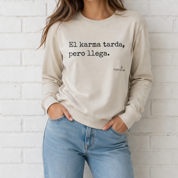 Sudadera mujer "Karma"