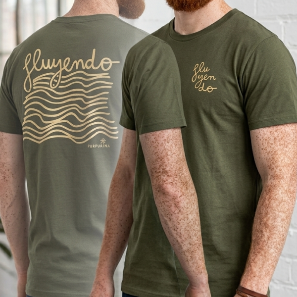 Camiseta Hombre "Fluyendo"